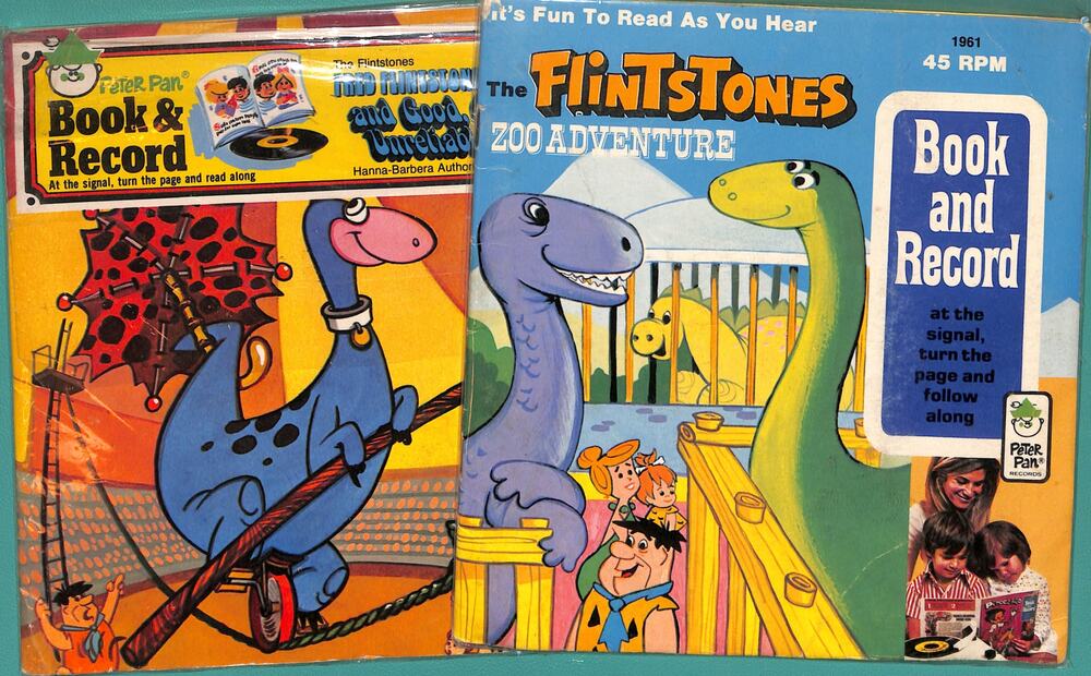 The Flintstone Book and Record Lot of 2